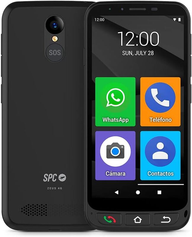 Смартфон SPC Zeus 4G 3/32GB Black (2351116N)
