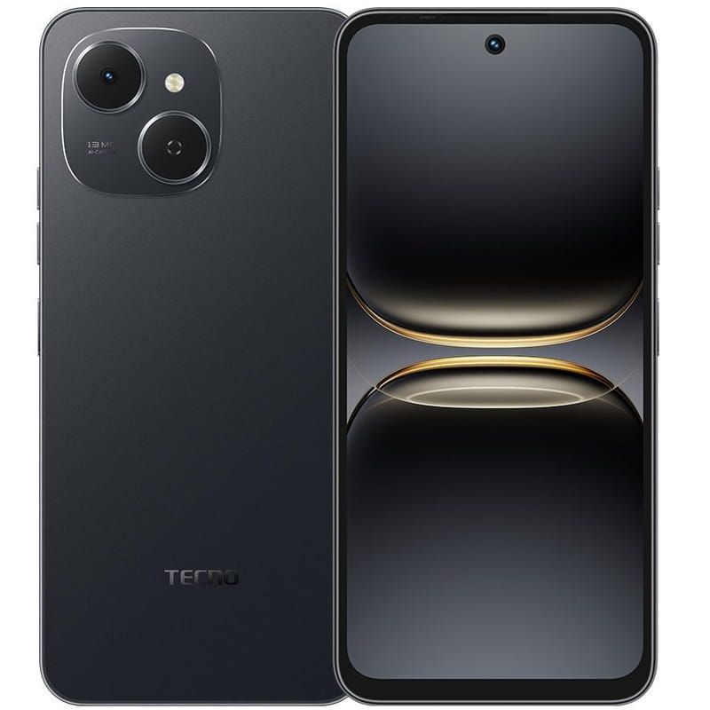 Смартфон TECNO Spark 40C (KM4k) 4/128GB Ink Black 4894947092459 (UA)