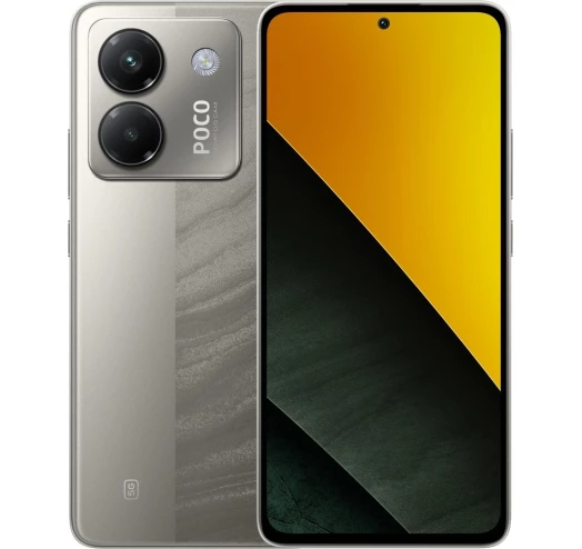 Смартфон Xiaomi POCO M7 4G 8/256GB Silver (with adapter) (Global Version)