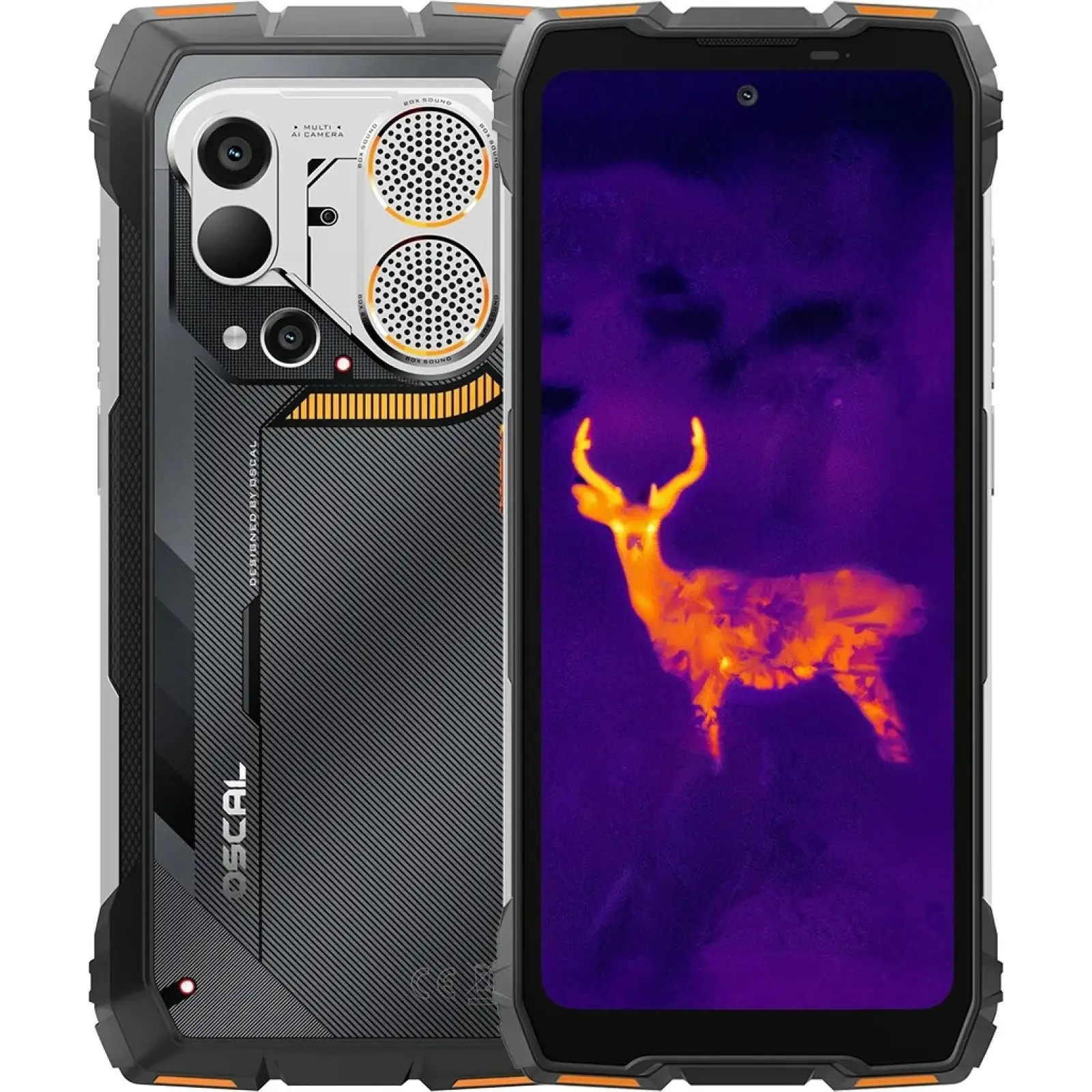 Смартфон Blackview Oscal Pilot 6 Thermal 5G 12/256Gb Black (Global Version)