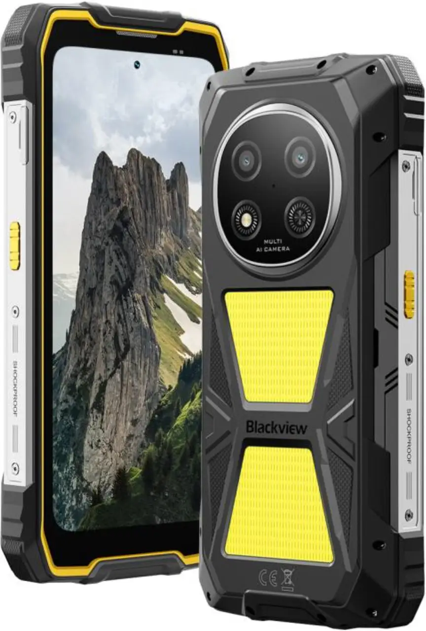 Смартфон Blackview Rock 2 Pro 5G 8/256Gb Yellow NFC (6931548326175) (Global Version) - фото 1 Смартфон Blackview Rock 2 Pro 5G 8/256Gb Yellow NFC (6931548326175) (Global Version) - фото 1