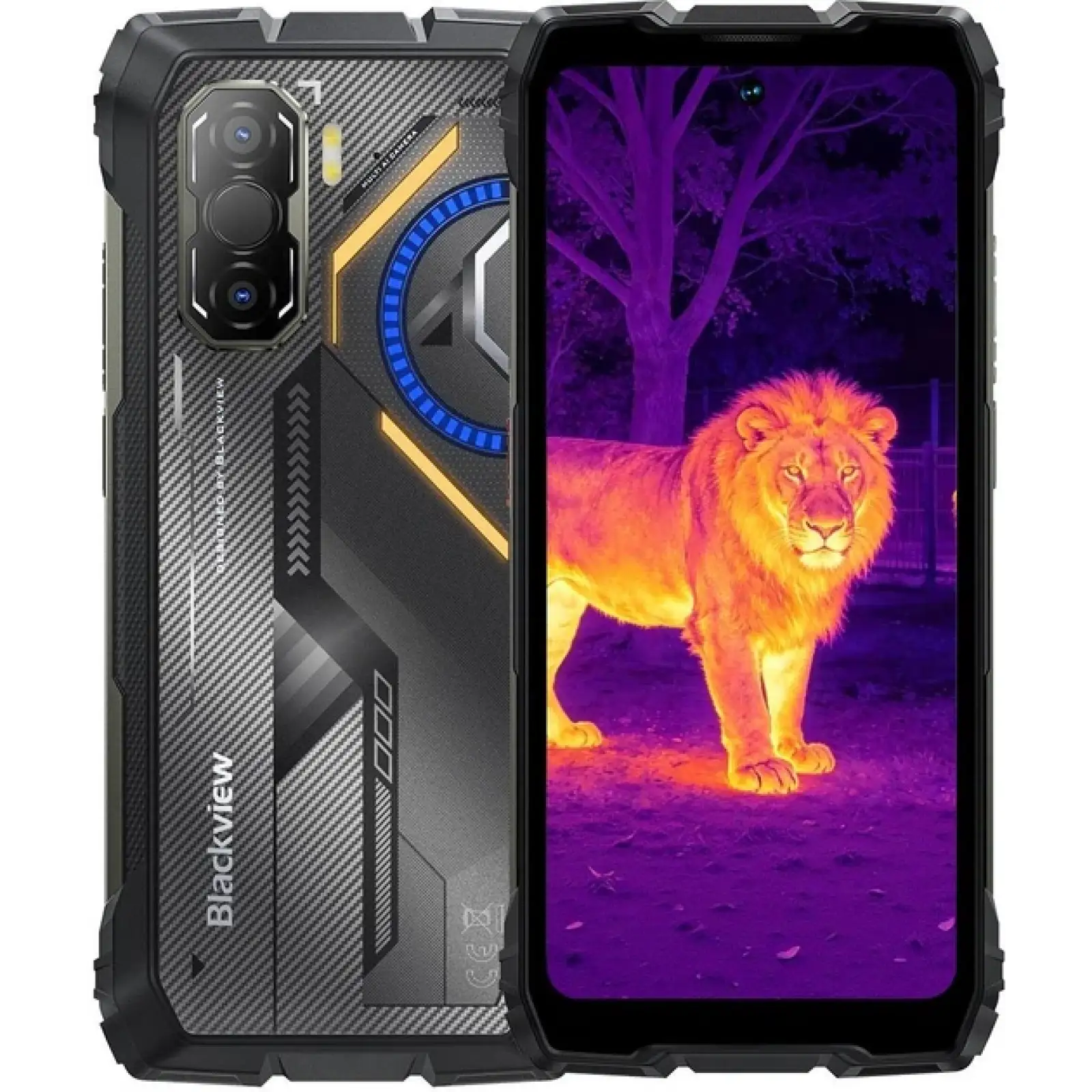 Смартфон Blackview Rock 3 8/256GB Black (с тепловизором) (6931548326052) (UA)