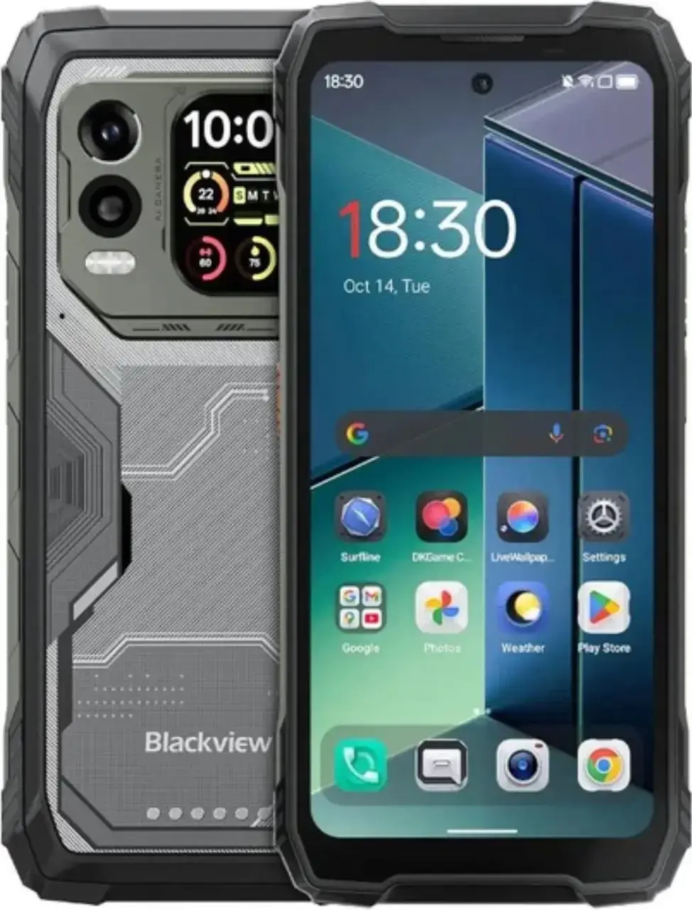 Смартфон Blackview Xplore 1 Pro 16/512GB 5G NFC Thermal Imaging Black (6931548323945) (Global Version)