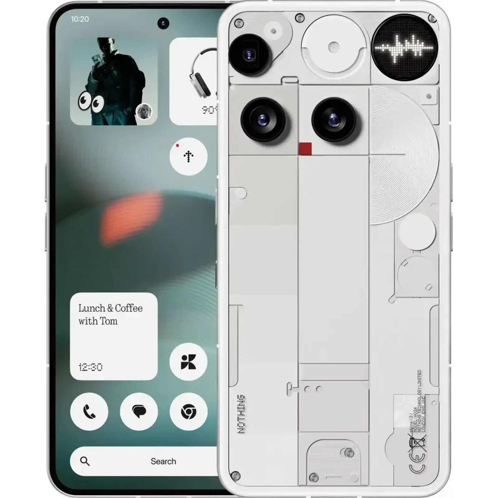 Смартфон Nothing Phone (3) 5G 12/256Gb White (SU920023W) (UA)