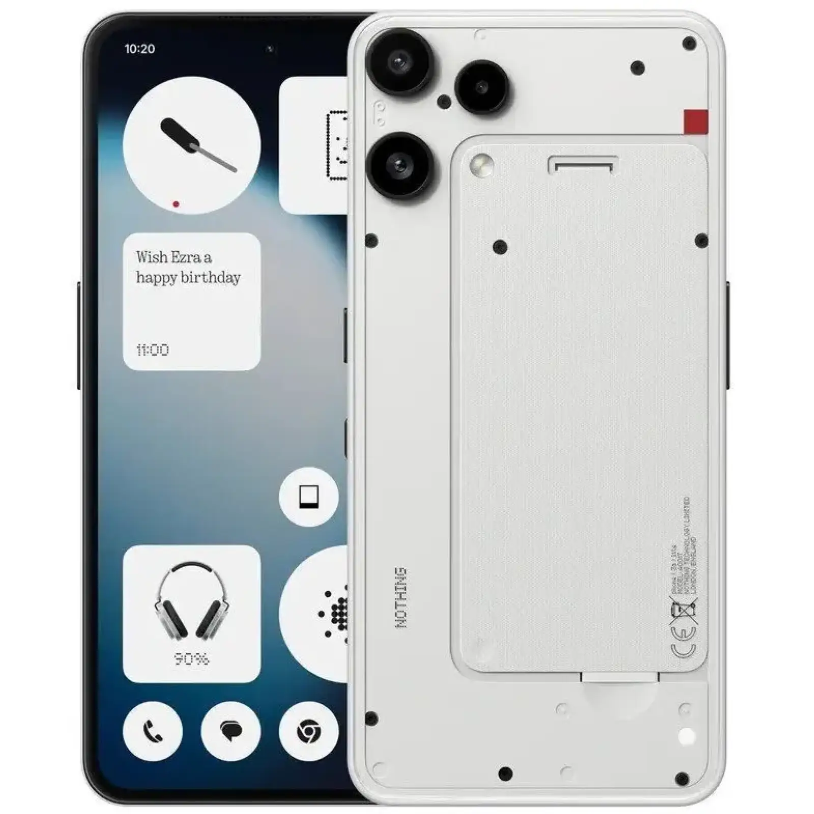Смартфон Nothing Phone (3a) Lite 5G 8/128Gb White (SU920025W) (UA)