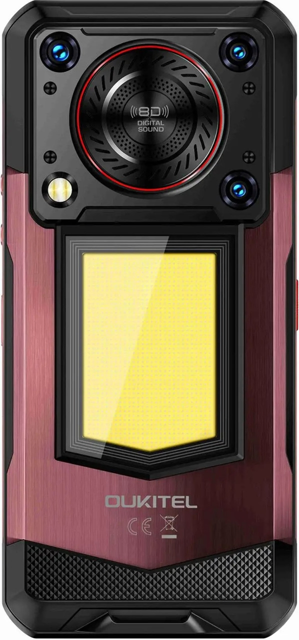 Смартфон Oukitel WP56 8/256Gb (big speaker + camping light) Red (Global Version) - фото 7 Смартфон Oukitel WP56 8/256Gb (big speaker + camping light) Red (Global Version) - фото 7