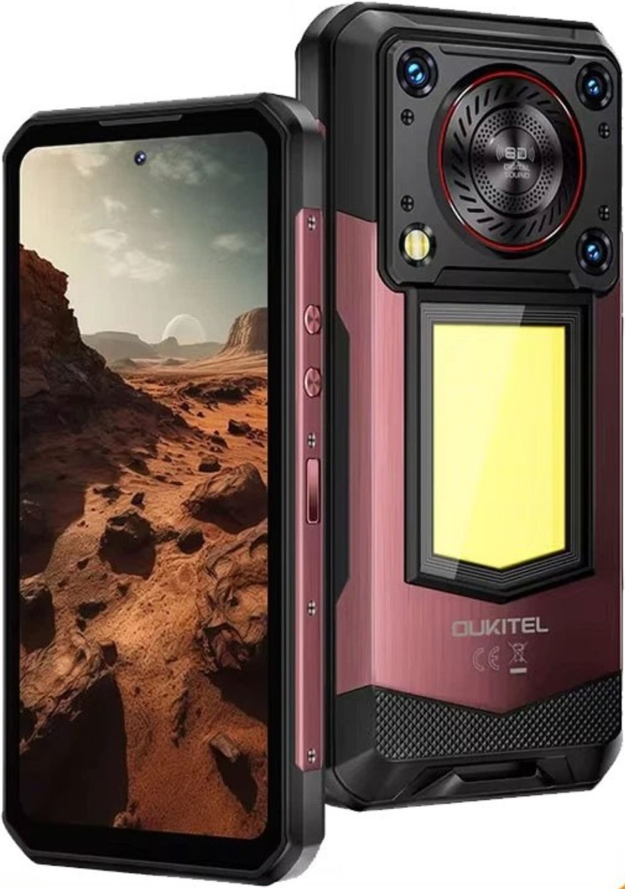 Смартфон Oukitel WP56 8/256Gb (big speaker + camping light) Red (Global Version) - фото 9 Смартфон Oukitel WP56 8/256Gb (big speaker + camping light) Red (Global Version) - фото 9