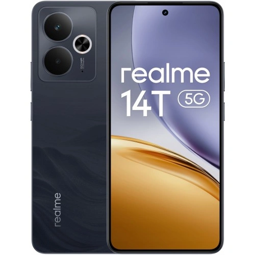 Смартфон Realme 14T 5G 8/256GB Obsidian Black (RMX5078)