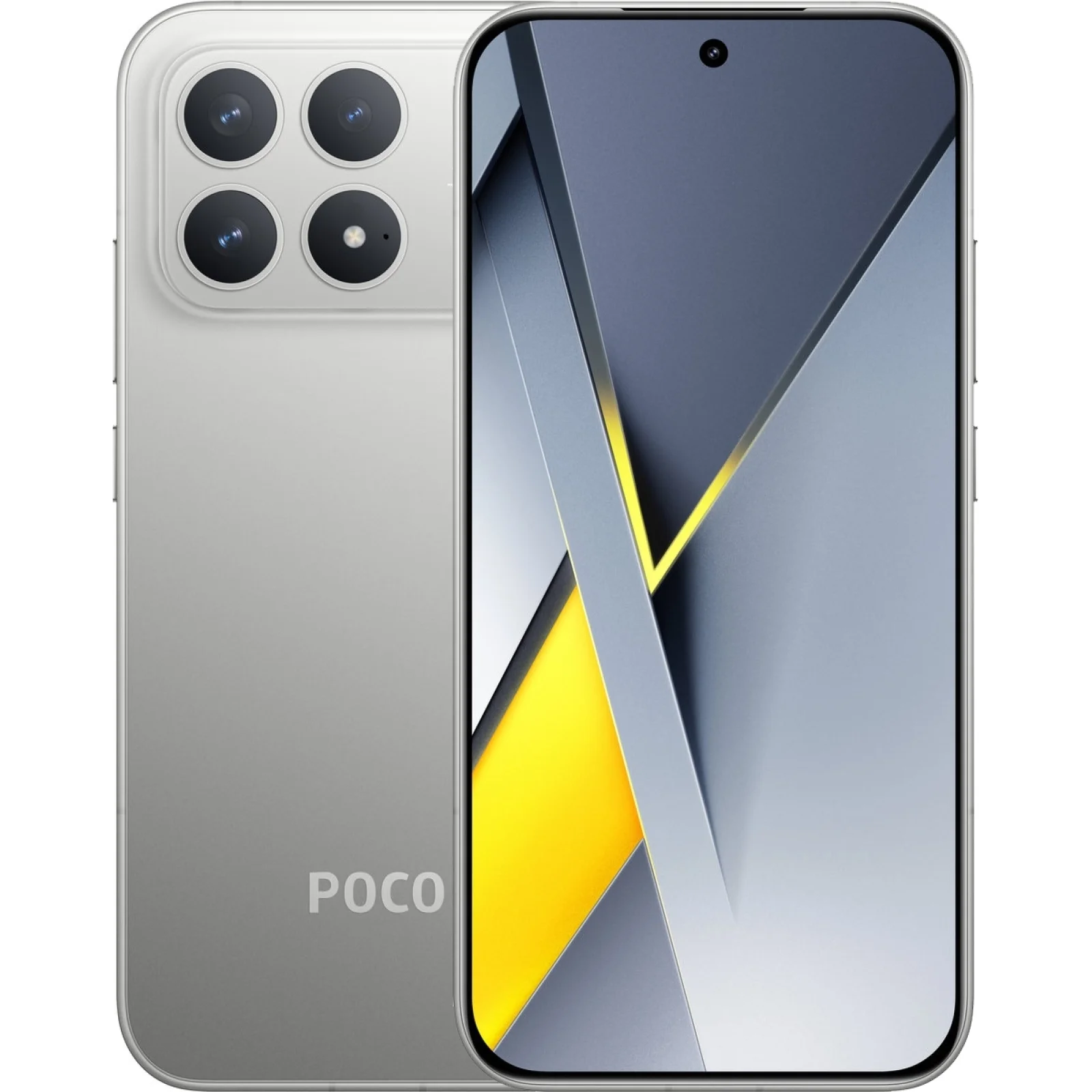 Смартфон Poco F8 Pro 12/512GB Titanium Silver (with adapter) (Global Version)