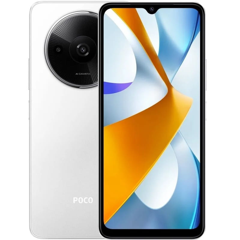 Смартфон Xiaomi POCO C61 4/128GB White (Global)