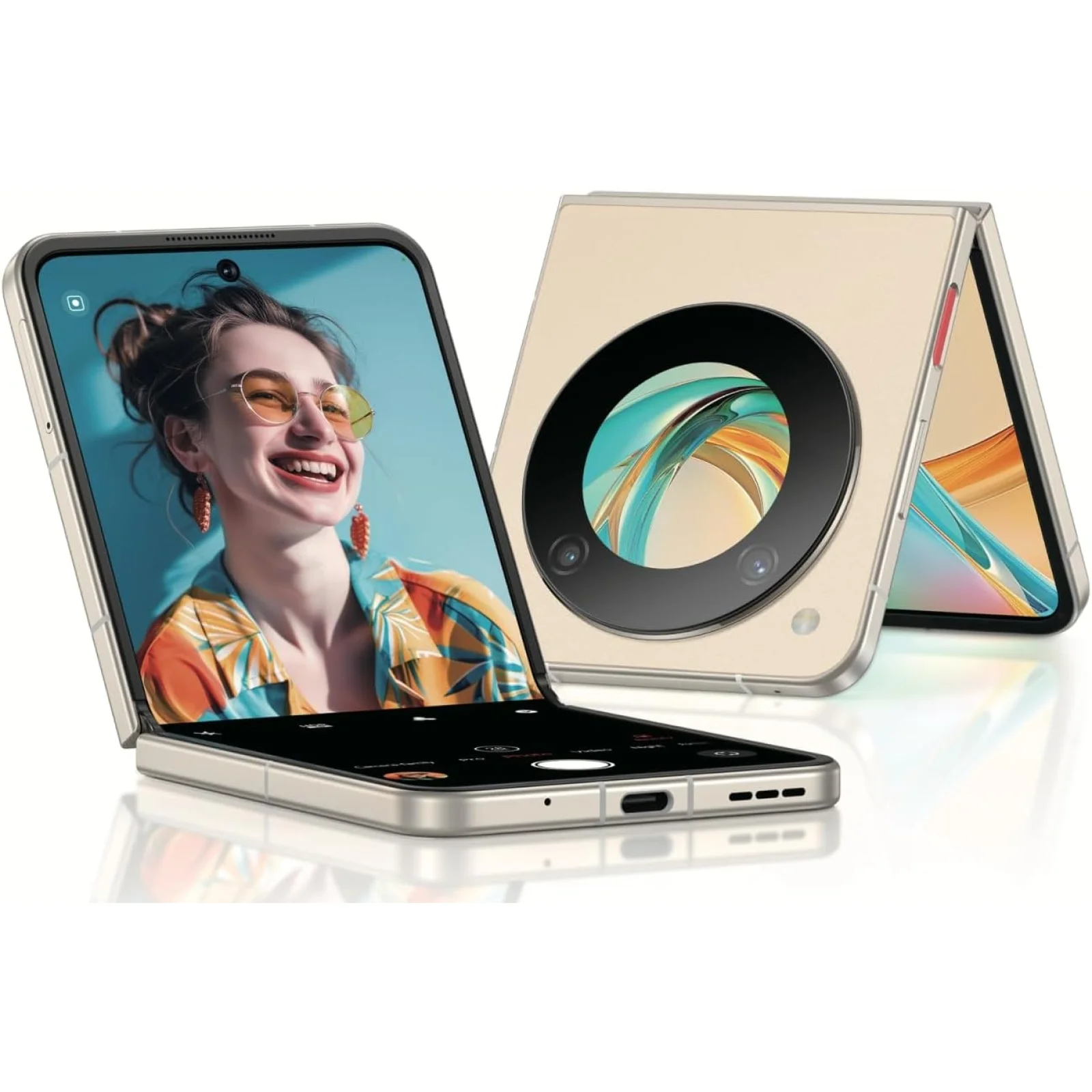 Смартфон ZTE Nubia Flip 12/512Gb Sunshine Gold (Global Version) - фото 1