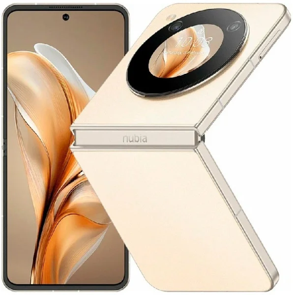 Смартфон ZTE Nubia Flip 12/512Gb Sunshine Gold (Global Version) - фото 2