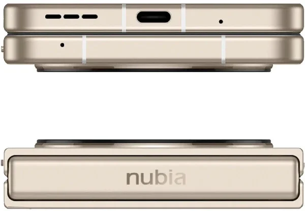 Смартфон ZTE Nubia Flip 12/512Gb Sunshine Gold (Global Version) - фото 6