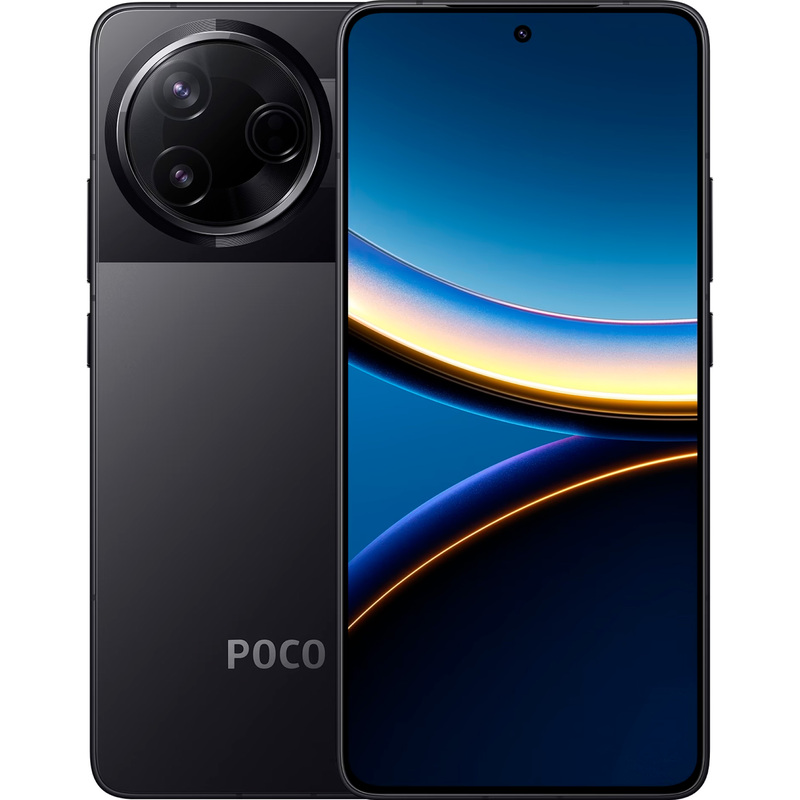 Смартфон Xiaomi POCO F7 Pro 12/256GB Black (with adapter) (Global Version)