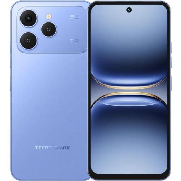 Смартфон TECNO Spark 40 (KM5n) 8/256ГБ Mirage Blue (UA)