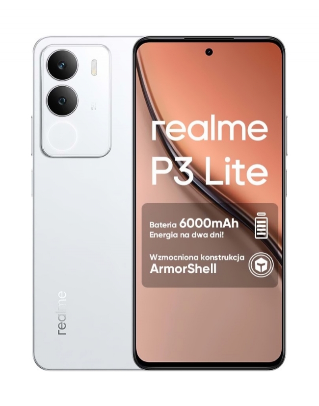 Смартфон Realme P3 Lite 4/128GB White (Global Version)