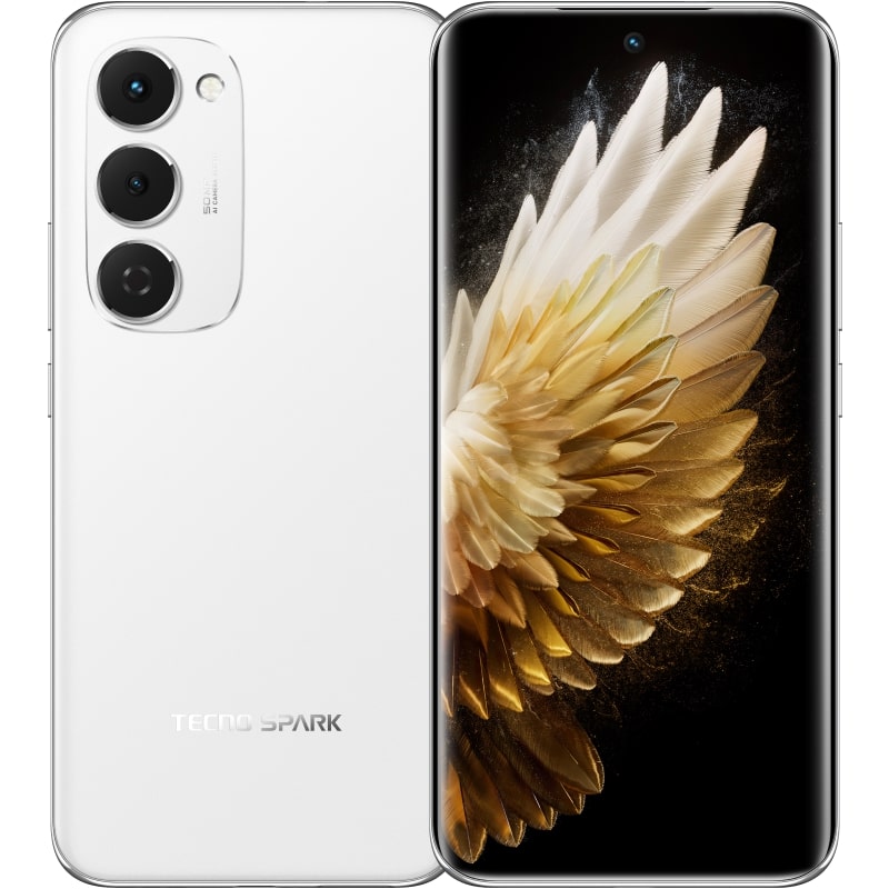 Смартфон Tecno Spark 40 Pro+ (KM7) 8/256GB Aurora White (4894947096341) (UA)