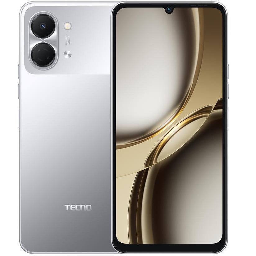 Смартфон Tecno Spark Go 3 (KN3) 4/128GB Titanium Grey (4894947105296) (UA)