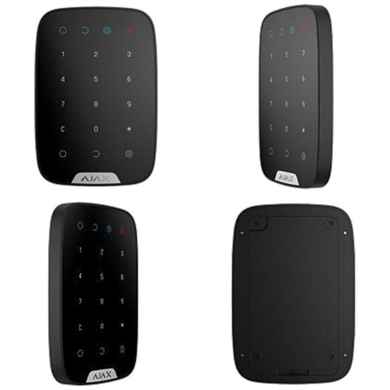 Беспроводная клавиатура с сенсорными кнопками Ajax KeyPad Plus S Jeweller Black (70225.83.BL1) - фото 2 Беспроводная клавиатура с сенсорными кнопками Ajax KeyPad Plus S Jeweller Black (70225.83.BL1) - фото 2