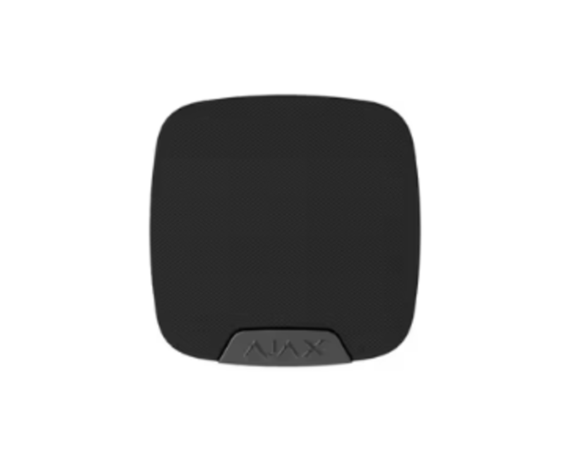 Беспроводная сирена с клеммой для светодиода Ajax HomeSiren S Jeweller Black (67731.11.BL1) - фото 1 Беспроводная сирена с клеммой для светодиода Ajax HomeSiren S Jeweller Black (67731.11.BL1) - фото 1