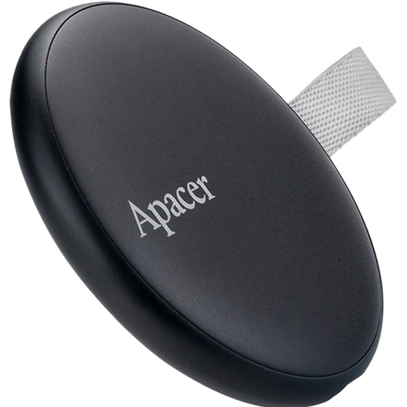 SSD накопитель Apacer Magnetic Portable AS725 1 TB USB 3.2 Gen.2 Type-C MagSafe Black (AP1TBAS725B-1) - фото 1