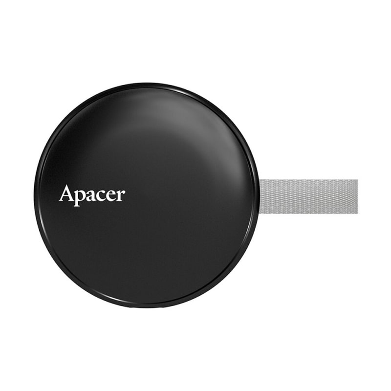 SSD накопитель Apacer Magnetic Portable AS725 256 GB USB 3.2 Gen.2 Type-C MagSafe Black (AP256GAS725B-1)