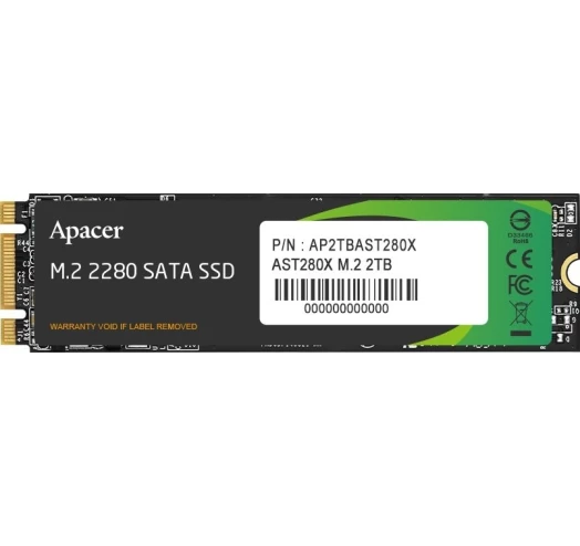 SSD накопичувач Apacer M.2 2280 2TB (AP2TBAST280X-1)