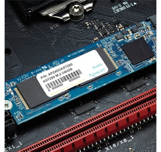 SSD накопитель Apacer M.2 2280 480GB (AP480GAST280-1) - фото 2 SSD накопитель Apacer M.2 2280 480GB (AP480GAST280-1) - фото 2