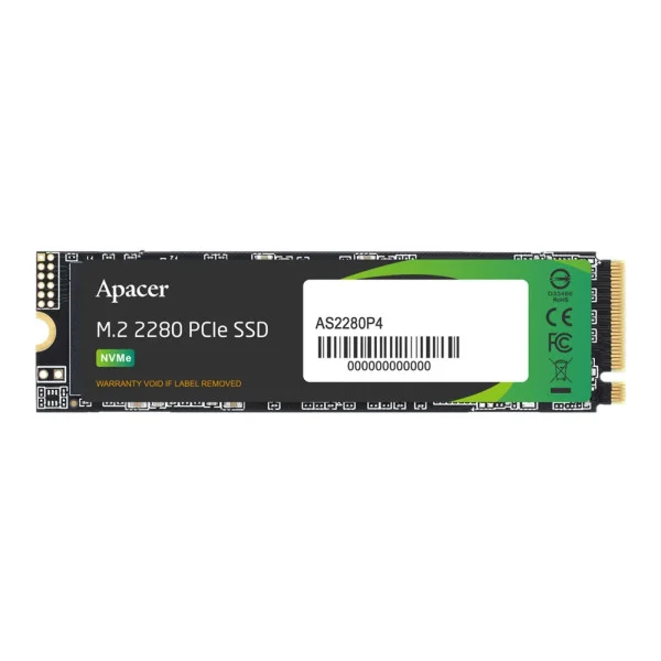 SSD накопичувач Apacer M.2 2280 512GB AS2280P4 (AP512GAS2280P4)