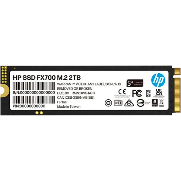 SSD накопичувач HP M.2 2280 2TB FX700 (8U2N5AA)