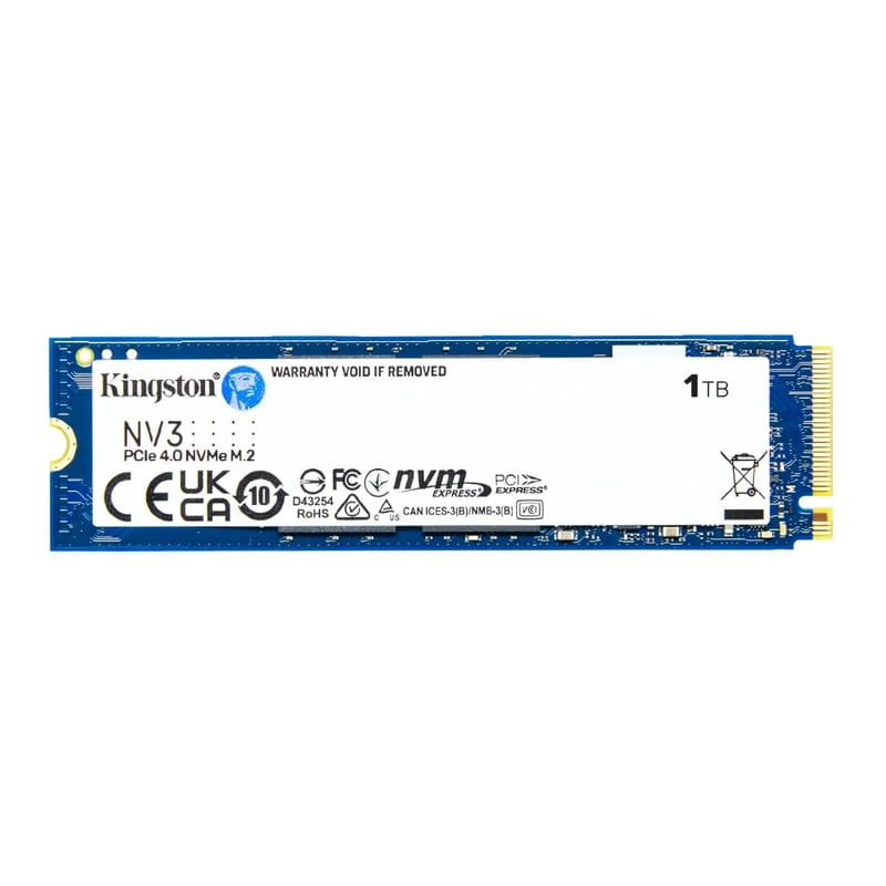 SSD накопичувач Kingston M.2 2280 1TB (SNV3S/1000GBK)