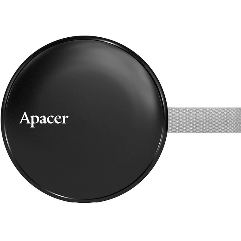 SSD накопитель Apacer Magnetic AS725 512 GB USB 3.2 Gen.2 Type-C MagSafe Black (AP512GAS725B-1)