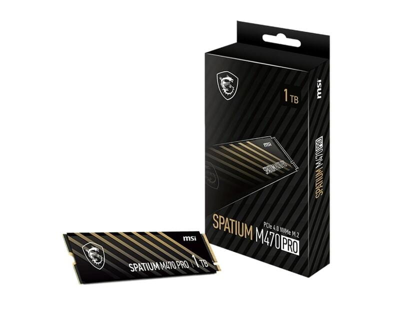 SSD накопитель MSI G4 M.2 NVME 1TB SPAT. M470 PRO S78-440L0J0-P83 - фото 1