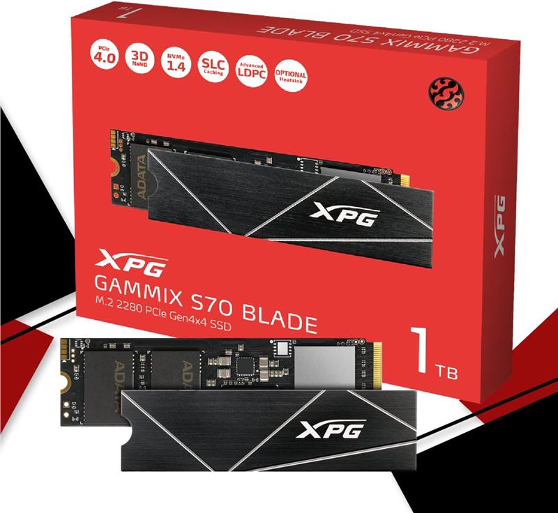 Накопитель SSD ADATA M.2 1TB PCIe 4.0 XPG GAMMIX S70 BLADE