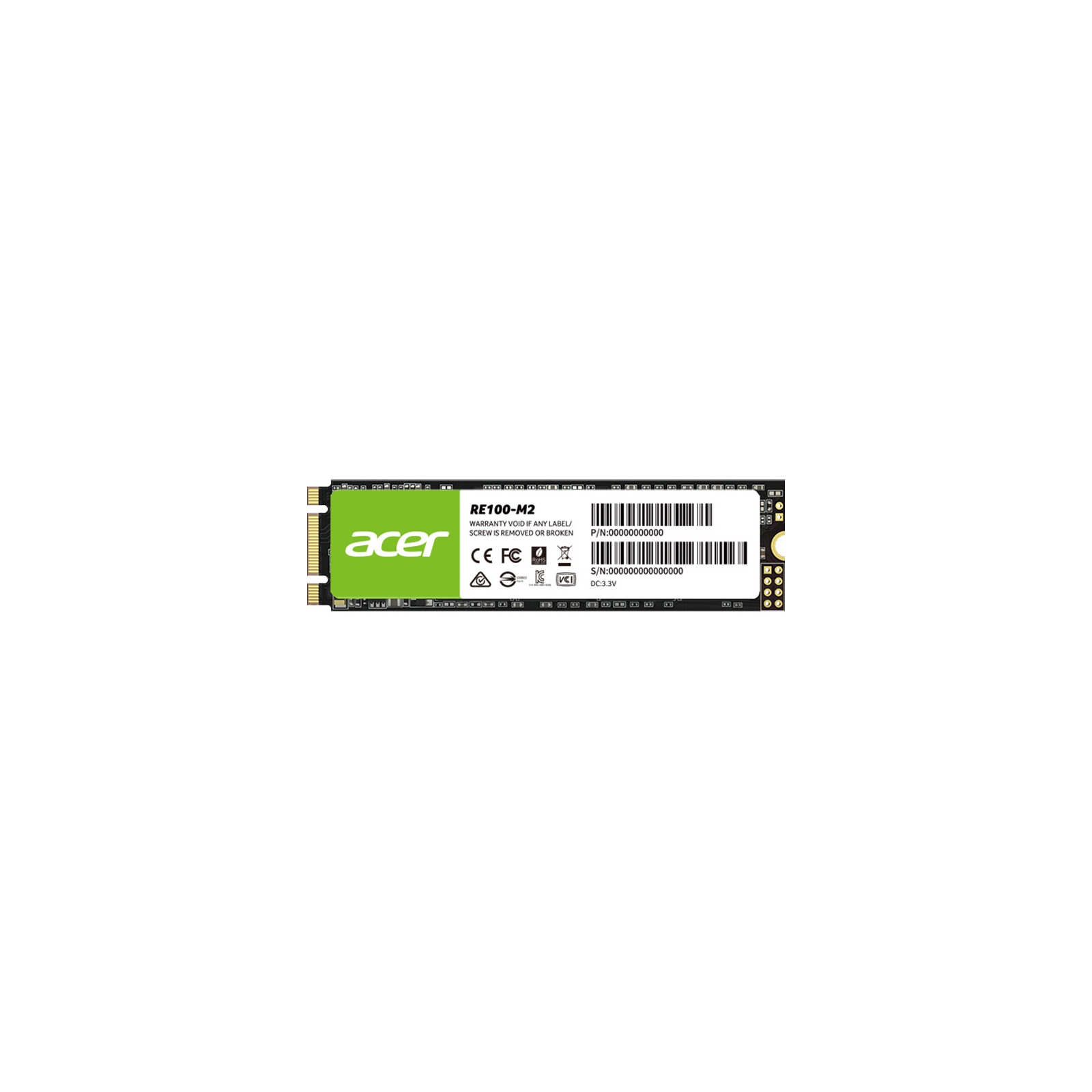 Накопичувач SSD M.2 2280 2TB RE100 Acer (BL.9BWWA.116)