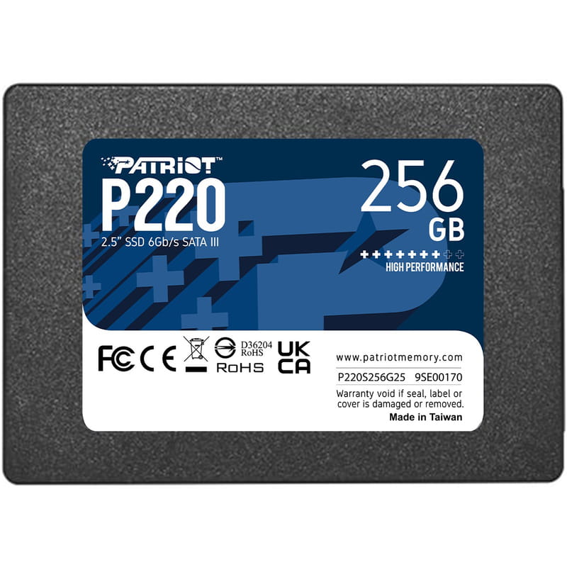 SSD накопичувач Patriot SATA2.5" 256GB P220 P220S256G25