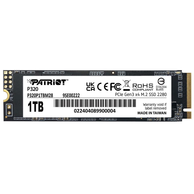 SSD накопичувач Patriot M.2 2280 1TB (P320P1TBM28)