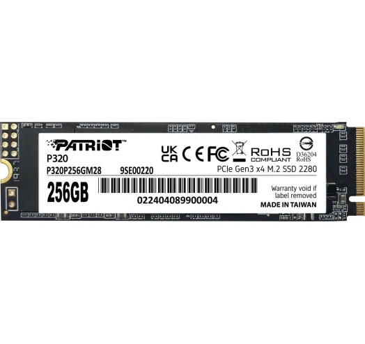 SSD накопичувач Patriot M.2 2280 256GB (P320P256GM28)