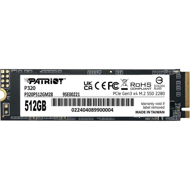 SSD накопичувач Patriot M.2 2280 512GB (P320P512GM28)