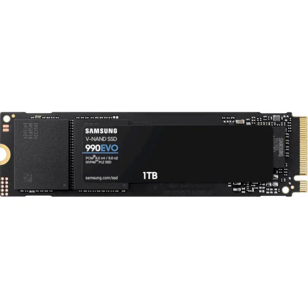 SSD накопичувач Samsung 990 EVO 1TB M.2 NVMe TLC PCIe 5.0 (MZ-V9E1T0BW)