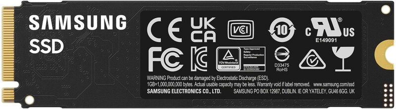 SSD накопитель Samsung 990 EVO Plus 1TB M.2 NVMe TLC PCIe 5.0 (MZ-V9S1T0BW) - фото 1 SSD накопитель Samsung 990 EVO Plus 1TB M.2 NVMe TLC PCIe 5.0 (MZ-V9S1T0BW) - фото 1