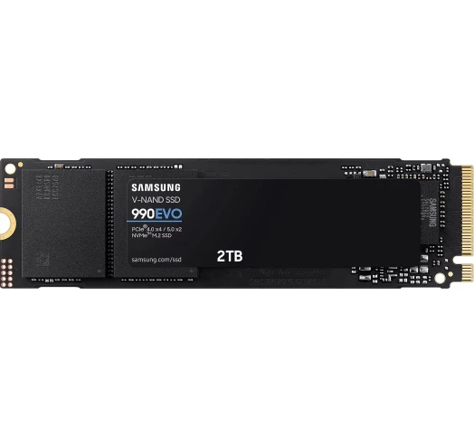 SSD накопичувач Samsung 990 EVO Plus 2TB M.2 NVMe TLC PCIe 5.0 (MZ-V9S2T0BW)