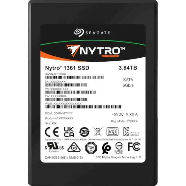 SSD накопитель Seagate 2.5" 3.84TB Nytro 1361 (XA3840LE10006) - фото 2