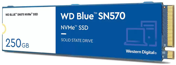 SSD WD Blue SN570 250GB M.2 NVMe PCIe 3.0 4x 2280 TLC (WDS250G3B0C) - фото 2 SSD WD Blue SN570 250GB M.2 NVMe PCIe 3.0 4x 2280 TLC (WDS250G3B0C) - фото 2