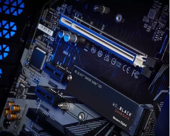 SSD накопитель WD Black SN850X 1TB NVME M.2 2280 (WDS100T2X0E) - фото 2
