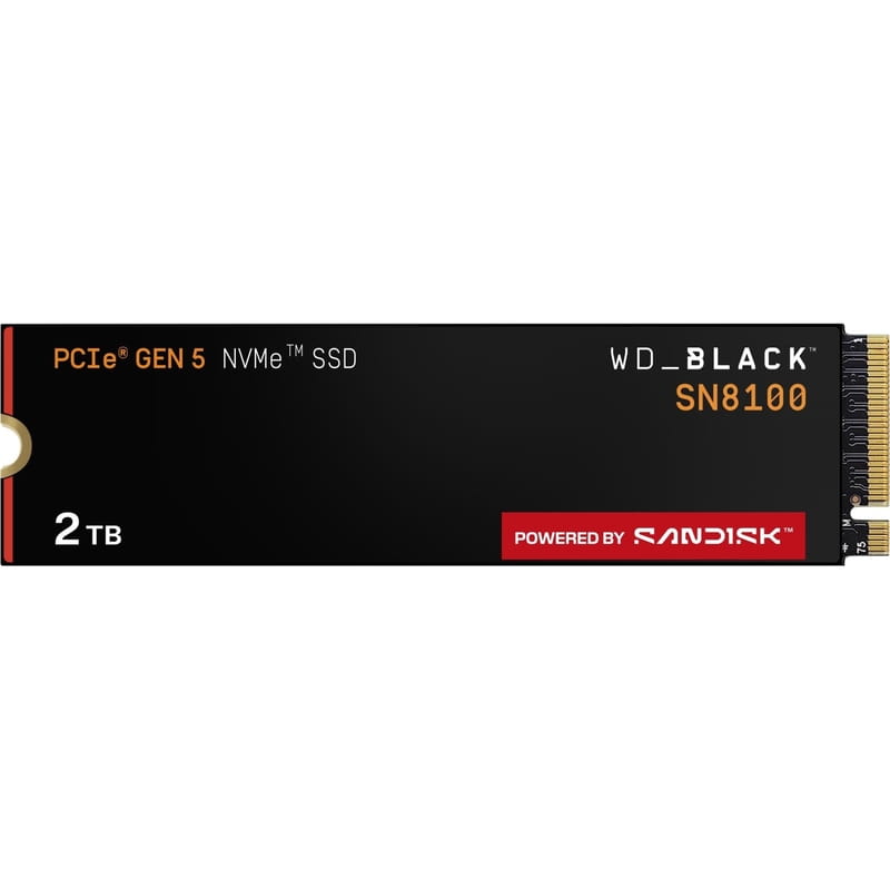 SSD накопичувач WD G5 M.2 2TB BLACK SN8100 WDS200T1X0M