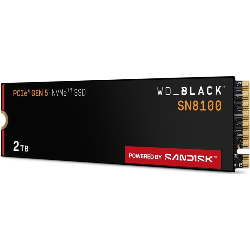 SSD накопичувач WD G5 M.2 2TB BLACK SN8100 WDS200T1X0M - фото 2