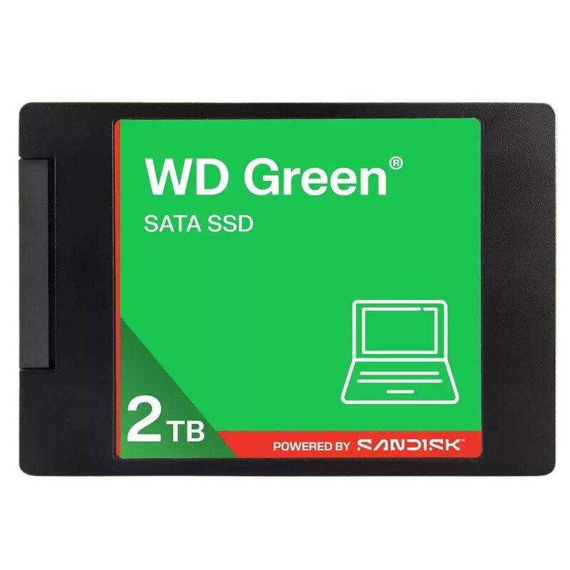 SSD накопичувач WD Green SATA 2.5" 2TB 545MB/S GRN WDS200T5G0A