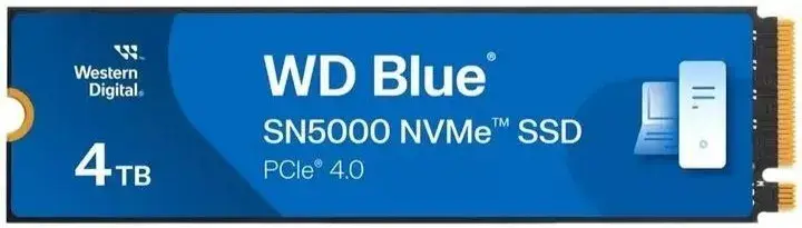 SSD накопичувач WD Blue SN5000 4 TB (WDS400T4B0E)