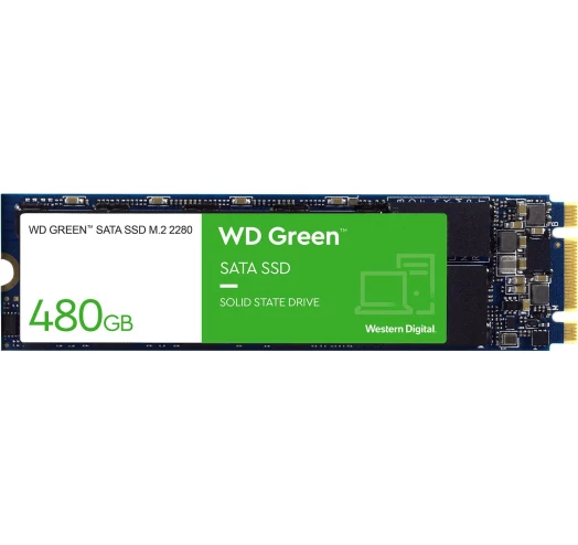 SSD накопичувач WD SATA M.2 480GB 6GB/S GREEN WDS480G3G0B